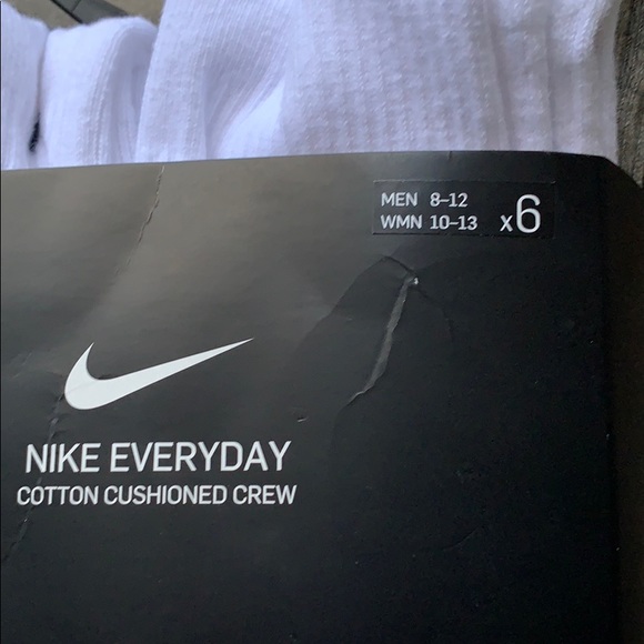 NIKE EVERYDAY COTTON CUSHIONED CREW SOCKS MEN’S - Picture 11 of 14